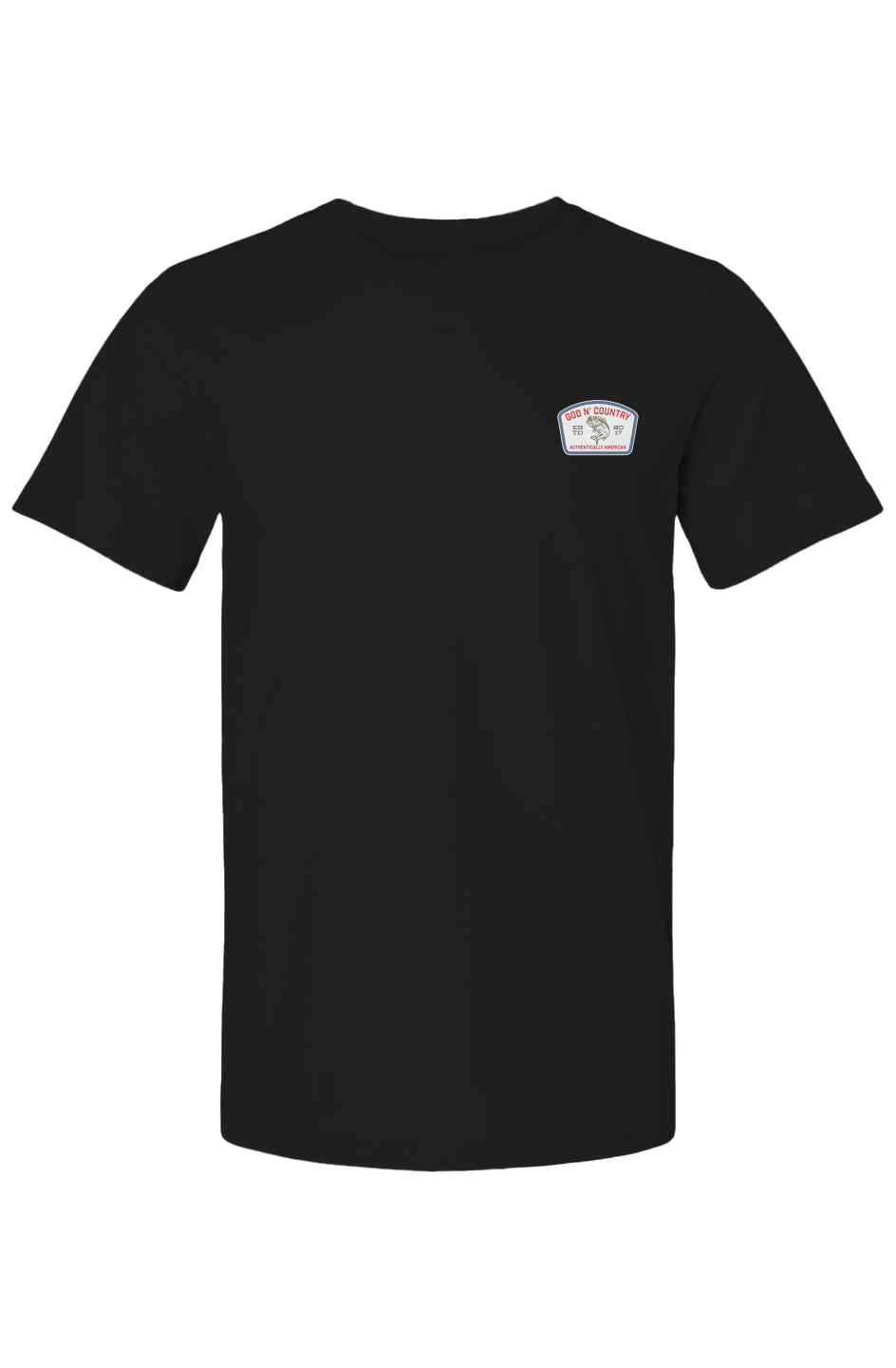God N Country Bass Patch Graphic Tee
